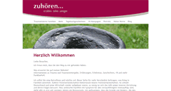 Desktop Screenshot of leben-zuhoeren.de